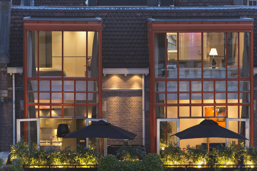 无人,横图,室外,夜晚,窗户,建筑,房屋,公寓,黄昏,摄影,建造,照亮,住房,华贵,房地产,彩图,当代,bj175